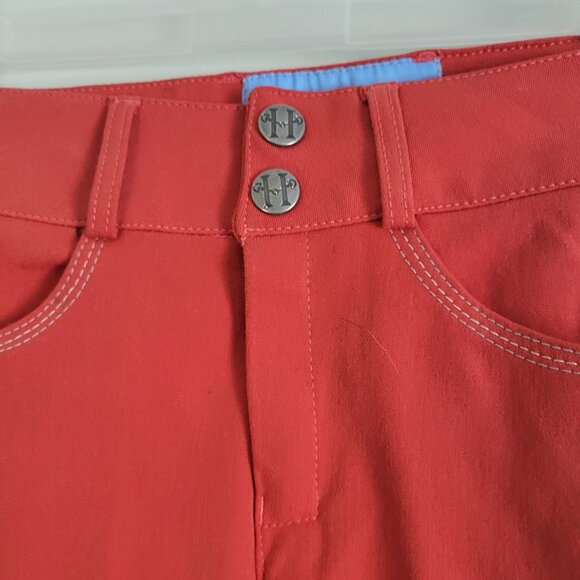 Daisy Clippers Riding Pants Girl's 6 Youth Orange Equestrian Breeches NWT - Picture 5 of 9